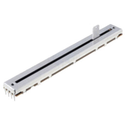 Potenţiometru: glisante; 10kΩ; 500mW; THT; ±20%; logaritmic; metal