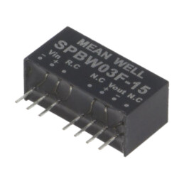 Convertor: DC/DC; 3W; Uintr: 9÷36VDC; Uieş: 15VDC; Iieş: 0÷200mA