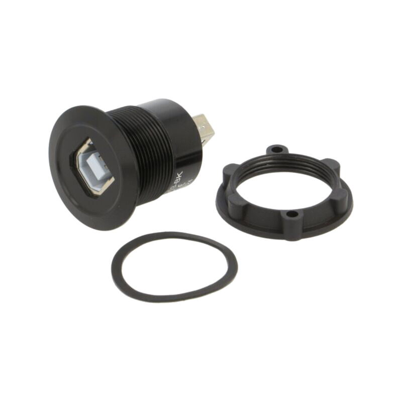 Adaptor; USB A soclu,USB B soclu; USB 2.0; Filet: M22; 1÷10mm