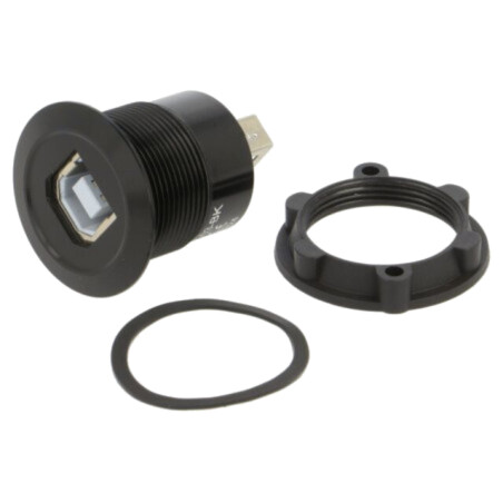 Adaptor; USB A soclu,USB B soclu; USB 2.0; Filet: M22; 1÷10mm