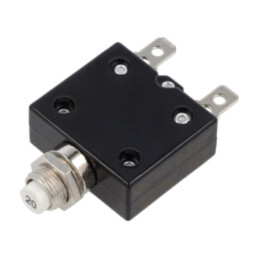 Siguranţă: termică; 20A; Imax: 1kA; 125V,250V; 32VDC,50VDC