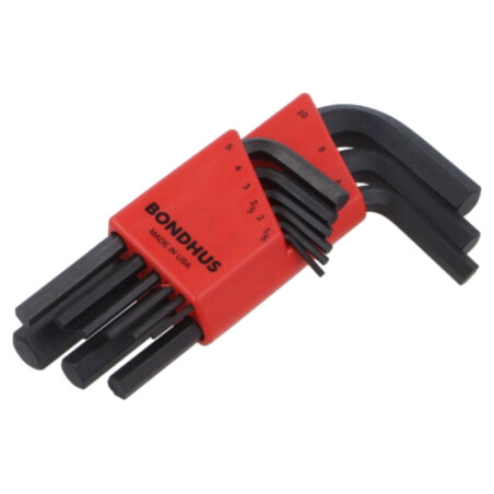 Set chei; imbus; ProTanium®,oţel; scurtă; GorillaProof®; 9buc.