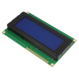 Afişaj: LCD; alfanumerice; STN Negative; 20x4; albastru; LED