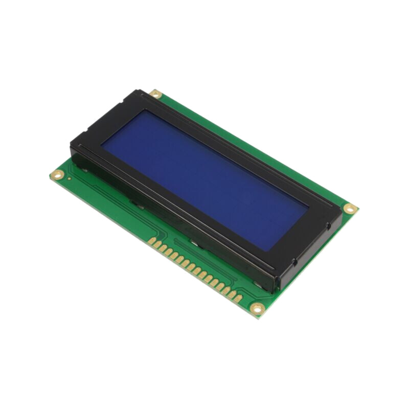 Afişaj: LCD; alfanumerice; STN Negative; 20x4; albastru; LED