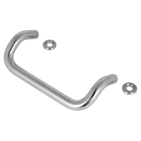 Suport; oţel cromat; cromată; H: 47mm; Fixare: şurub M5; Ø: 10mm