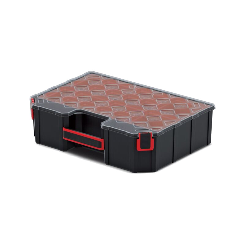 Container: colectiv; cu cutii; neagră; Culoare capac: transparent
