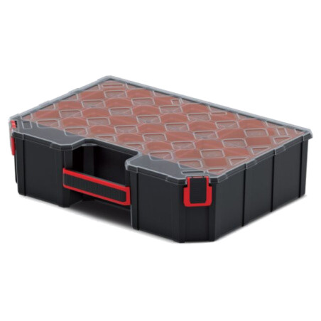 Container: colectiv; cu cutii; neagră; Culoare capac: transparent