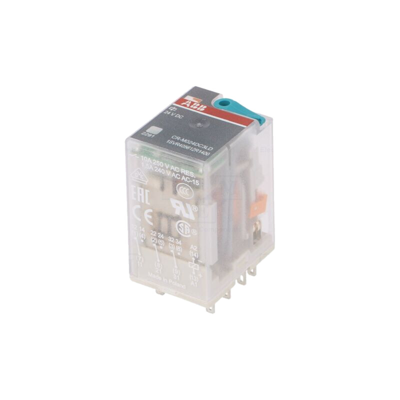 Releu: electromagnetic; 3PDT; Ubobină: 24VDC; Icontacte max: 10A