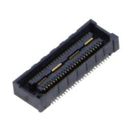 Conector: PCB-PCB; mamă; PIN: 50; 0,635mm; QSS; aurit; SMT; soclu