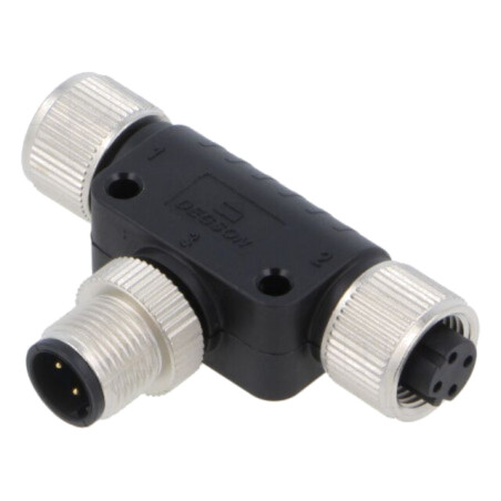 M12 adapter FT-M12D-04M-M12D-04F-Q-0200