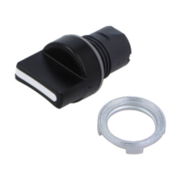 Comutator: rotativ; 22mm; Poz.i stab: 2; neagră; fără; IP65; 46