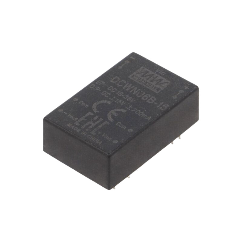Convertor: DC/DC; 6W; Uintr: 18÷36VDC; Uieş: 15VDC; Uieş2: -15VDC