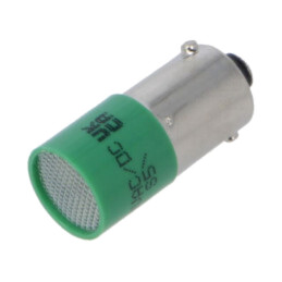 Lampă LED; verde; BA9S,T10; 110VDC; 110VAC; plastic; -20÷60°C