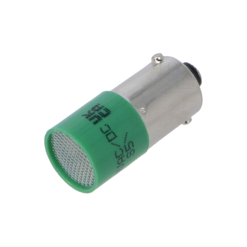 Lampă LED; verde; BA9S,T10; 110VDC; 110VAC; plastic; -20÷60°C