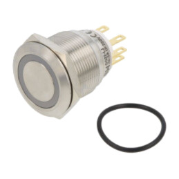 Comutator: anti-vandalism; Poz: 2; SPDT; 3A/220VAC; 5A/24VDC; IP65