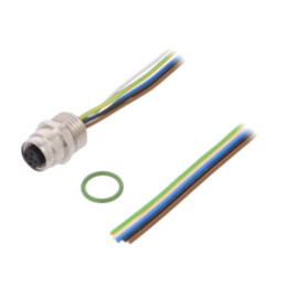 Conector: M12; soclu; PIN: 5; mamă; cod A-DeviceNet / CANopen; IP67