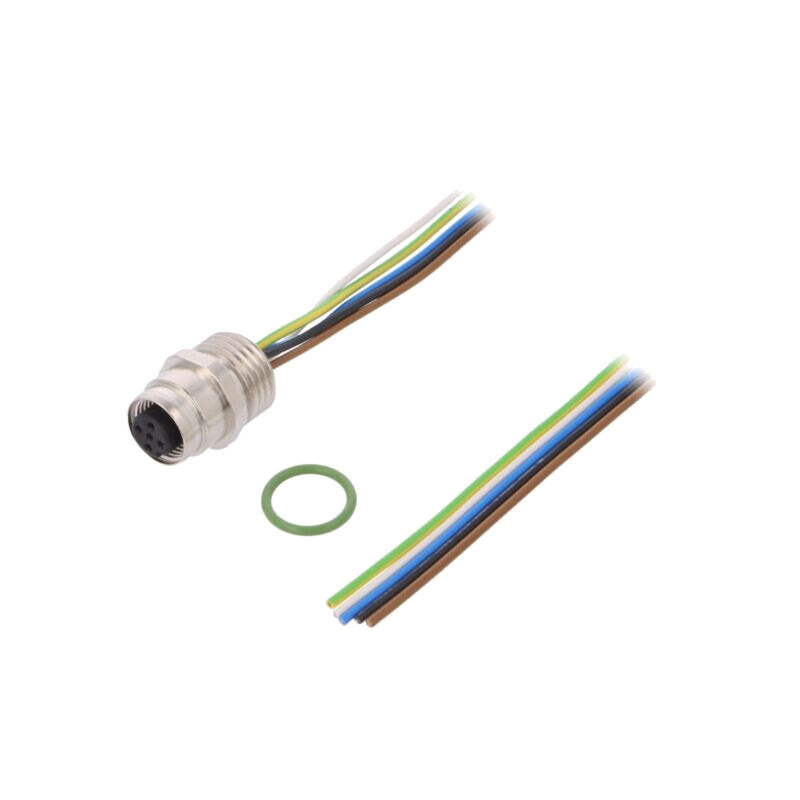 Conector: M12; soclu; PIN: 5; mamă; cod A-DeviceNet / CANopen; IP67