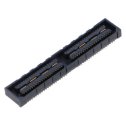 Conector: PCB-PCB; mamă; PIN: 80; 0,8mm; QSE; gold flash; SMT; soclu