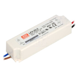Alimentator: pulsatoriu; LED; 15W; 5VDC; 3A; 90÷264VAC; 127÷370VDC