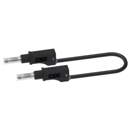 Cablu de măsurare; 20A; mufă banană 4 mm,din ambele părţi