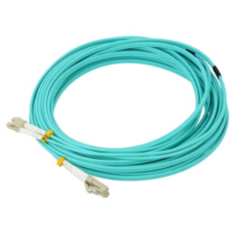 Patch cord cu fibră; OM4; LC/UPC,din ambele părţi; 10m; LSZH