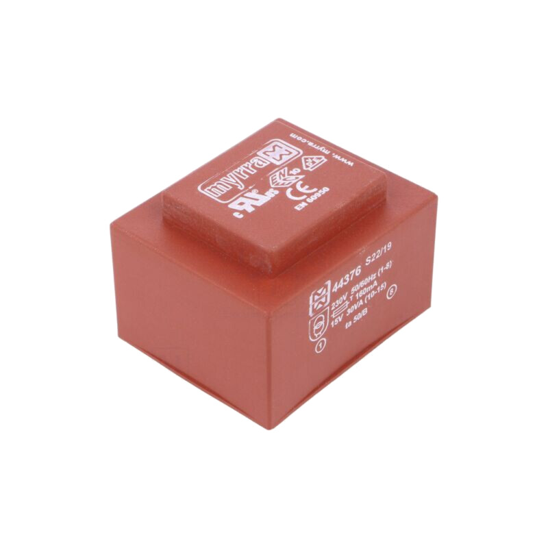Transformator: încapsulat; 30VA; 230VAC; 15V; 2A; PCB Transformator: încapsulat; 30VA; 230VAC; 15V; 2A; PCB