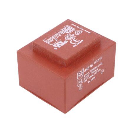 Transformator: încapsulat; 30VA; 230VAC; 15V; 2A; PCB
