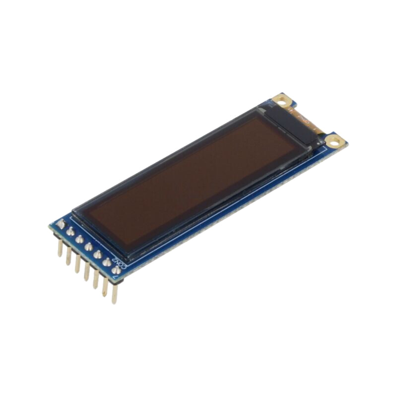 Afişaj: OLED; grafic; 1,71"; 128x32; Dim: 60x18,75x5,96mm; albă