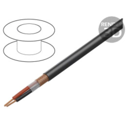Cablu: cablu pt.difuzor; 2x6mm2; litat; OFC; negru; PVC FirestoP®