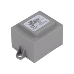 Transformator: încapsulat; 18VA; 230VAC; 24V; 750mA; PCB; IP00