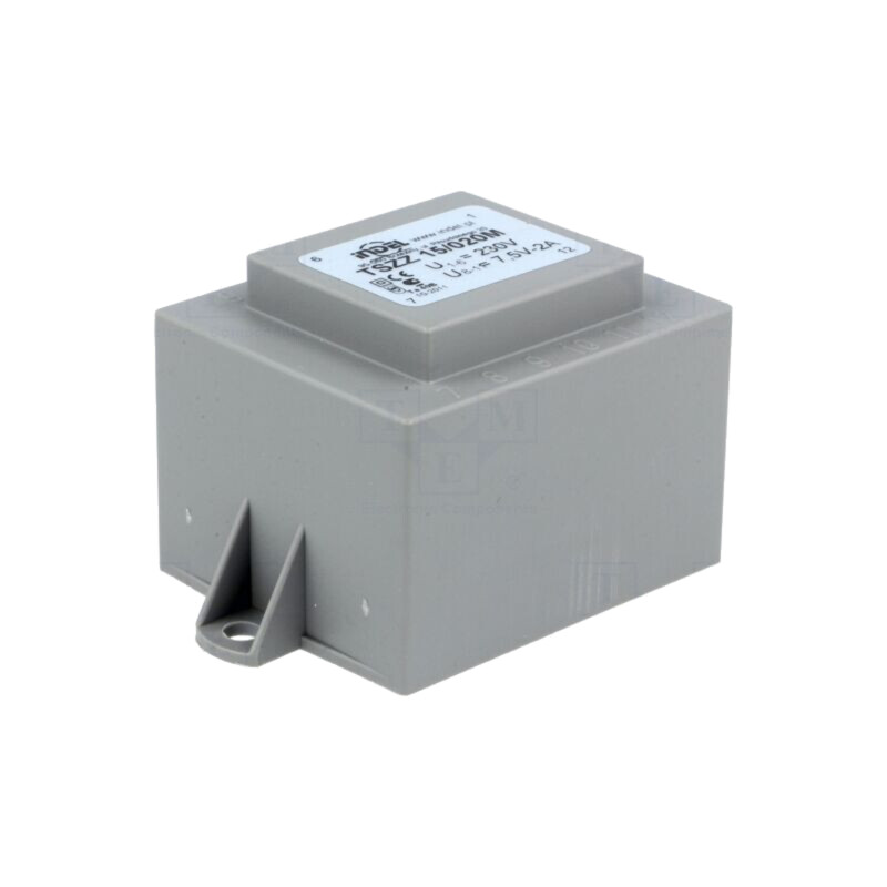 Transformator: încapsulat; 18VA; 230VAC; 7,5V; 2,4A; PCB; IP00 Transformator: încapsulat; 18VA; 230VAC; 7,5V; 2,4A; PCB; IP00