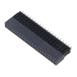 Conector: şiruri pini; tată; PIN: 40; 2,54mm; aurit; THT; soclu