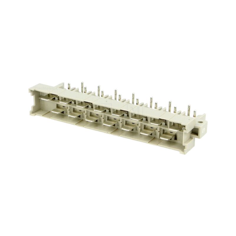 Conector: DIN 41612; soclu; tip H; tată; PIN: 15; d+z; THT; L3mm
