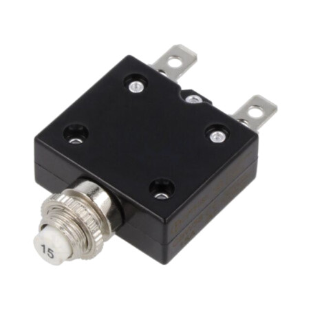 Siguranţă: termică; 15A; Imax: 1kA; 125V,250V; 32VDC,50VDC