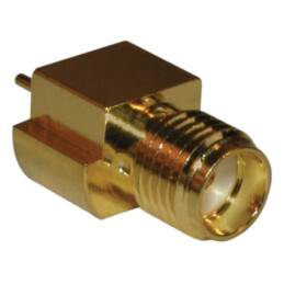 Conector: SMA; mufă; mamă; drept; 50Ω; SMT; pe cablu; PTFE; aurit