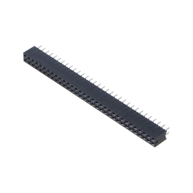 Conector: şiruri pini; soclu; tată; PIN: 64; drept; 2,54mm; THT; 2x32