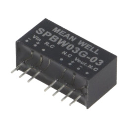 Convertor: DC/DC; 3W; Uintr: 18÷75VDC; Uieş: 3,3VDC; Iieş: 0÷700mA