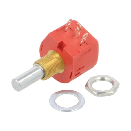 Potenţiometru: axial; singură tură; 25kΩ; 1W; ±10%; 6,35mm; Ax: fină