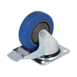 Roată de transport; Ø: 100mm; W: 32mm; H: 128mm; 150kg; Lagăr: bilă