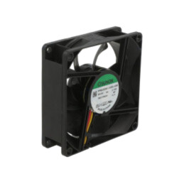 Ventilator: DC; axial; 24VDC; 80x80x25mm; 102m3/h; 45,5dBA; bilă