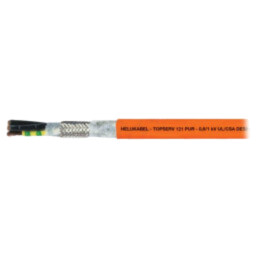 Cablu: pentru servomotoare; hibrid,TOPSERV®121; portocalie; Cu