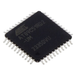 IC: microcontroler 8051; Interfaţă: SPI,UART; LQFP44; AT89; tavă