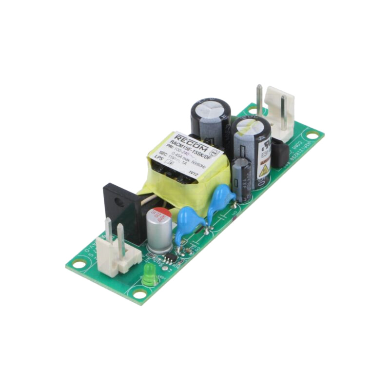 Convertor: AC/DC; 15W; Uintr: 80÷275VAC; Uieş: 15VDC; Iieş: 1A; 85%