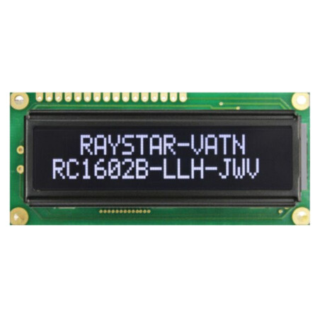 Afişaj: LCD; alfanumerice; VA Negative; 16x2; 80x36x13,2mm; LED