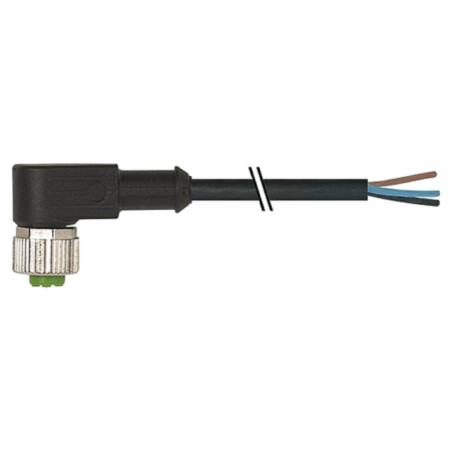 Cablu de conectare; M12; PIN: 3; în unghi; 3m; mufă; 250VAC; 4A; 7000