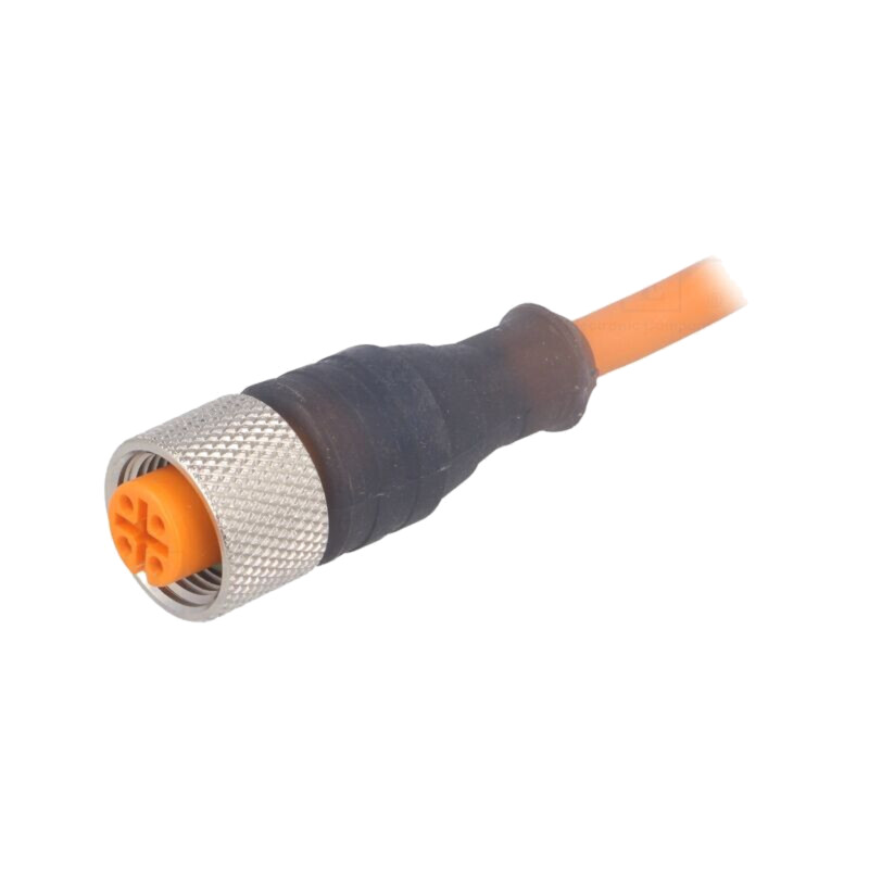 Cablu de conectare; M12; PIN: 4; drept; 2m; mufă; 250VAC; 4A; RKT