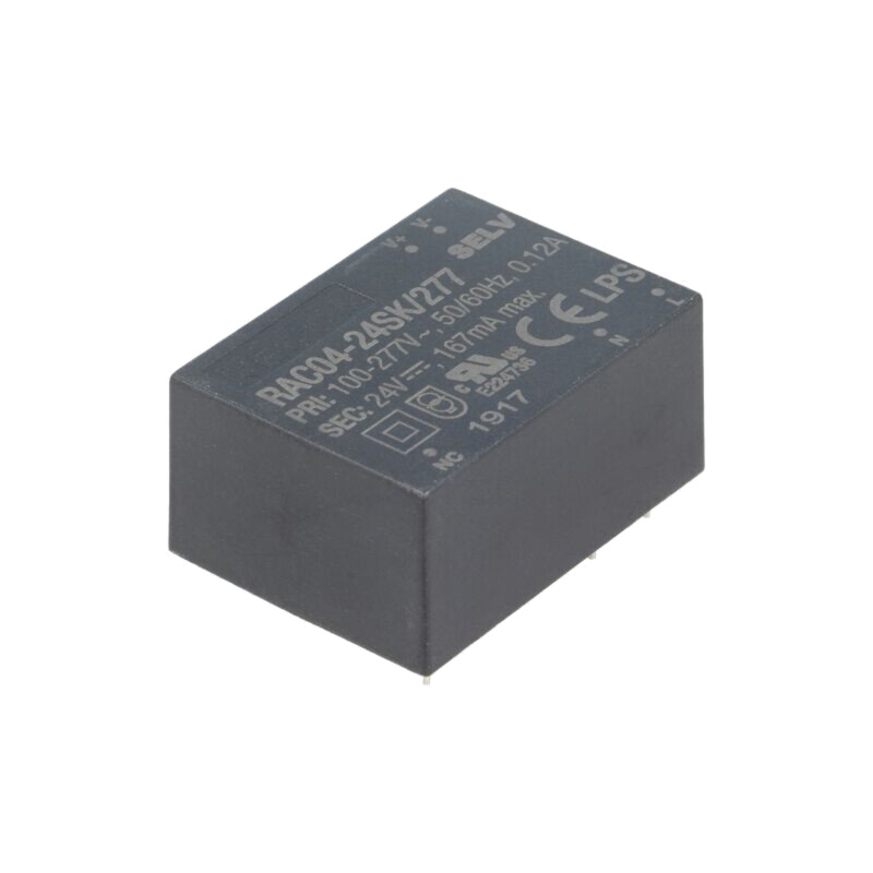 Convertor: AC/DC; 4W; Uintr: 80÷305VAC,110÷390VDC; Uieş: 24VDC