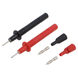 Set de terminale de măsură; 36A; neagră,roşie; Diam.vârf: 4mm