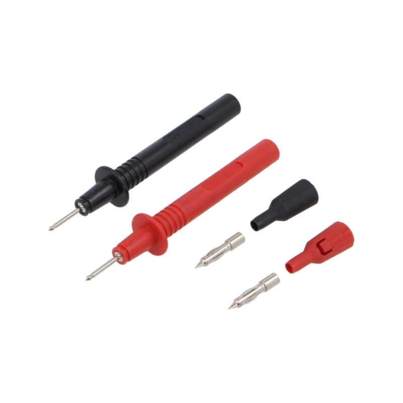 Set de terminale de măsură; 36A; neagră,roşie; Diam.vârf: 4mm