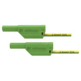 Cablu de măsurare; 32A; mufă banană 4 mm,din ambele părţi